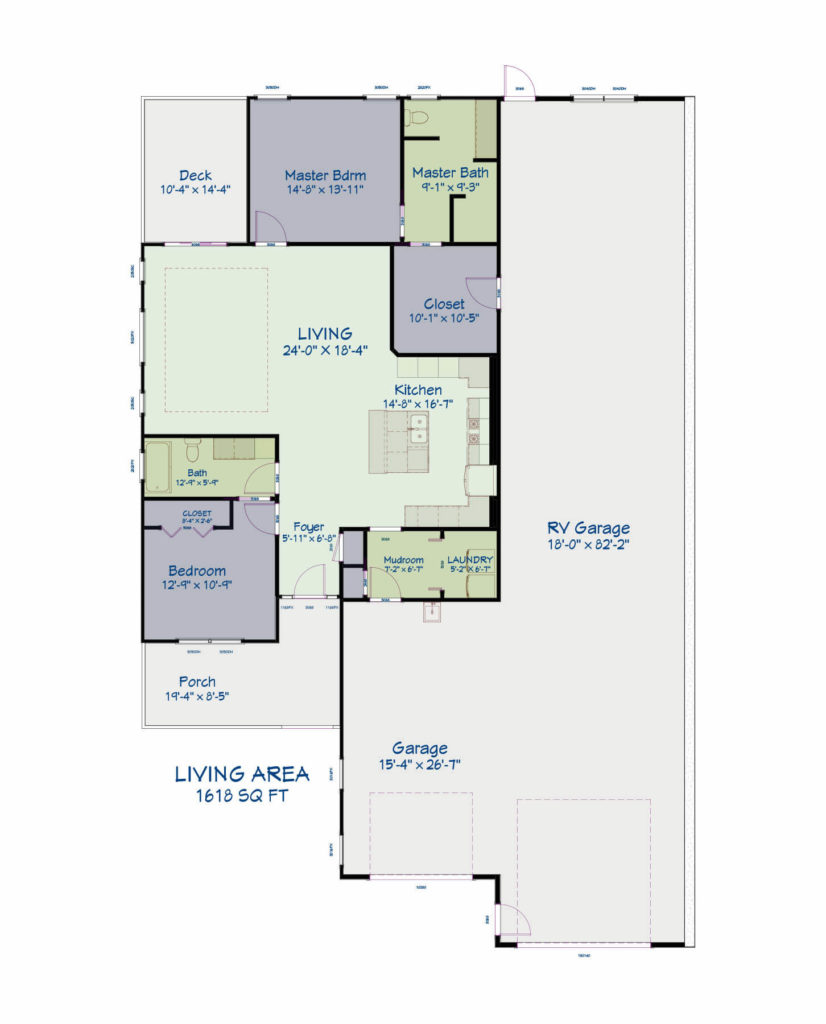 Gardens Construction - Buttercup Floor 321 Base Plan Exterior