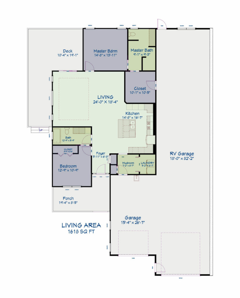 Gardens Construction - Buttercup Floor 323 Base Plan Exterior