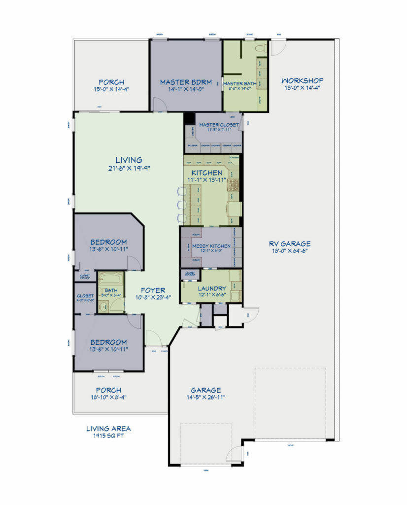 Gardens RV Village - Carnation Luxury 324 Floor Plan