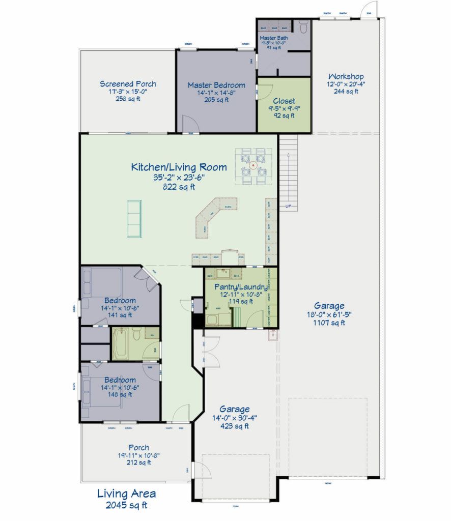 Gardens RV Village - Orchid 321 Luxury Floor Plan