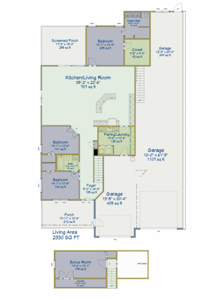 Gardens RV Village - Orchid 325 Luxury Floor Plan