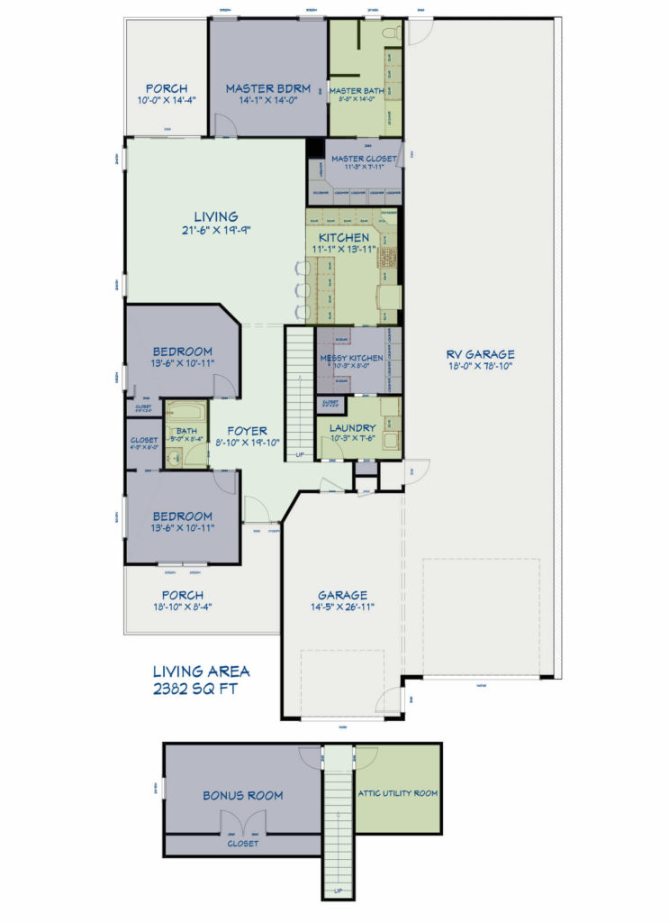 Gardens RV Village - Carnation Luxury 325 Floor Plan